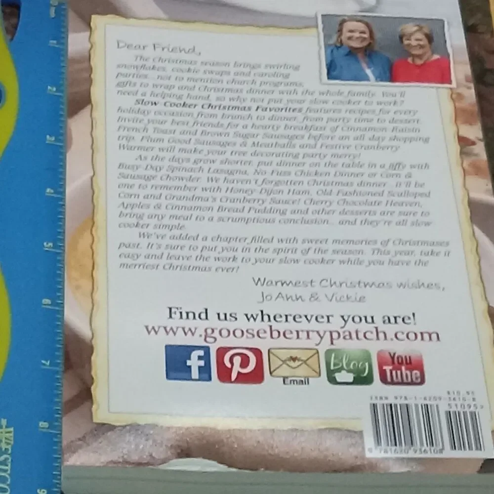 Slow-Cooker Christmas Favorites Goose Berry Patch Paperback 200 Recipes